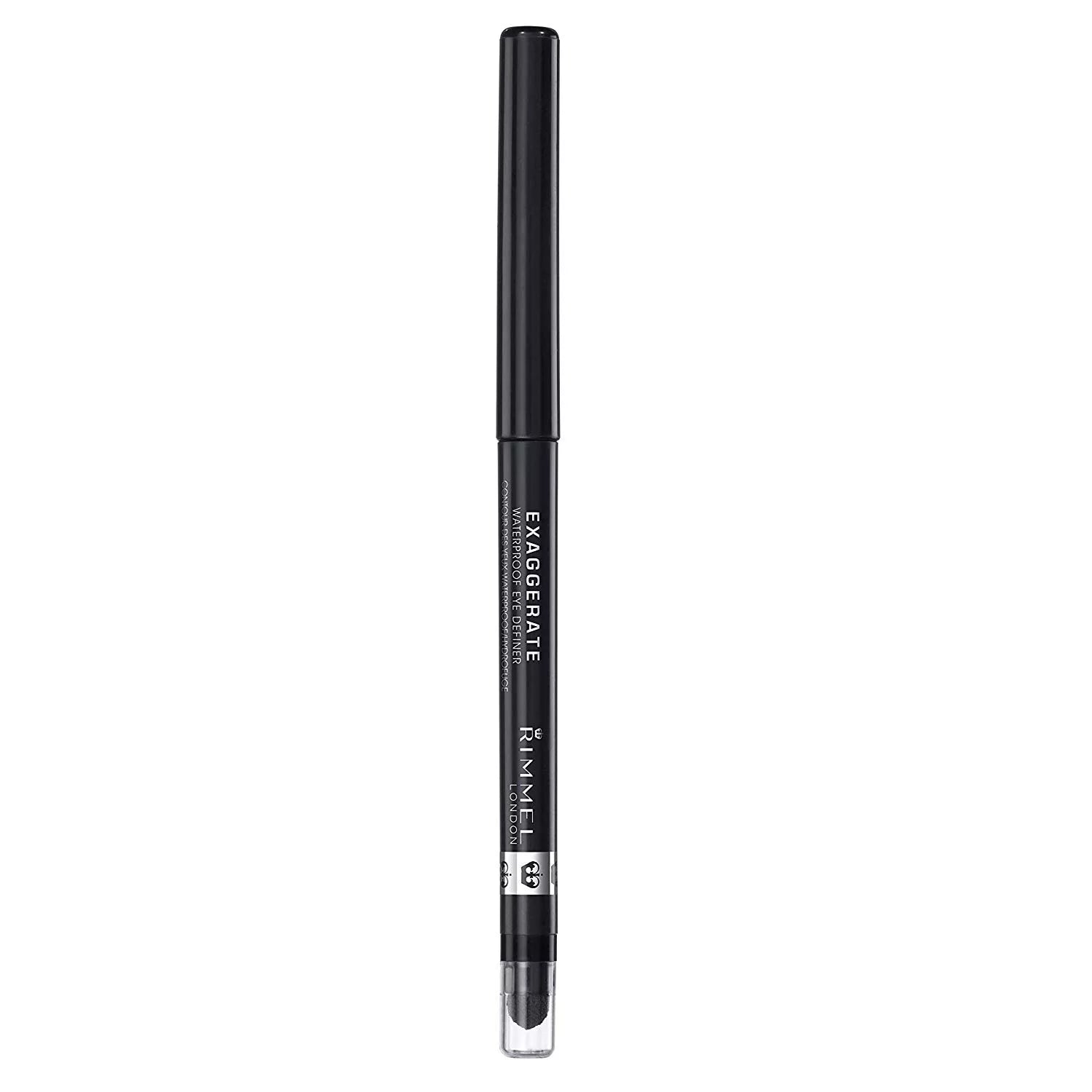(12) Ounces Waterproof Definer Black 0.009 Rimmel Eye of Exaggerate Pack