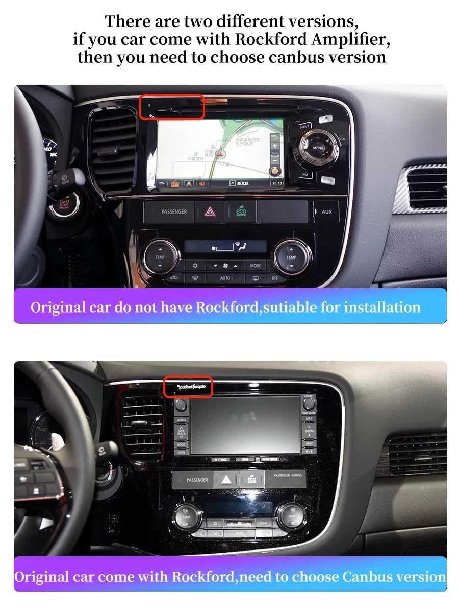 Navigation 2018 For - Car Auto Outlander Multimedia 3 Radio Android Player 2012 GPS GF0W GG0W Mitsubishi Android Carplay