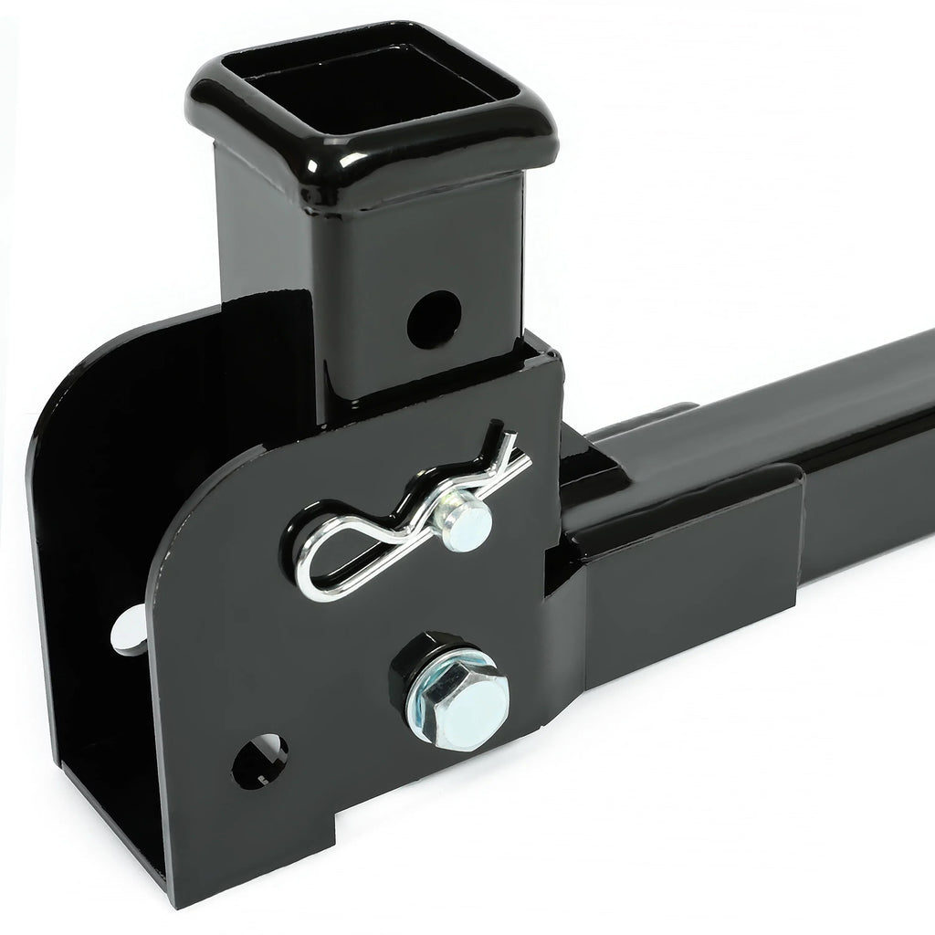 2” 500 Kojem Wheelchair Weight Hitch Receiver Trailer Tongue Cargo Black to Carrier Pounds Mount Up Steel Folding