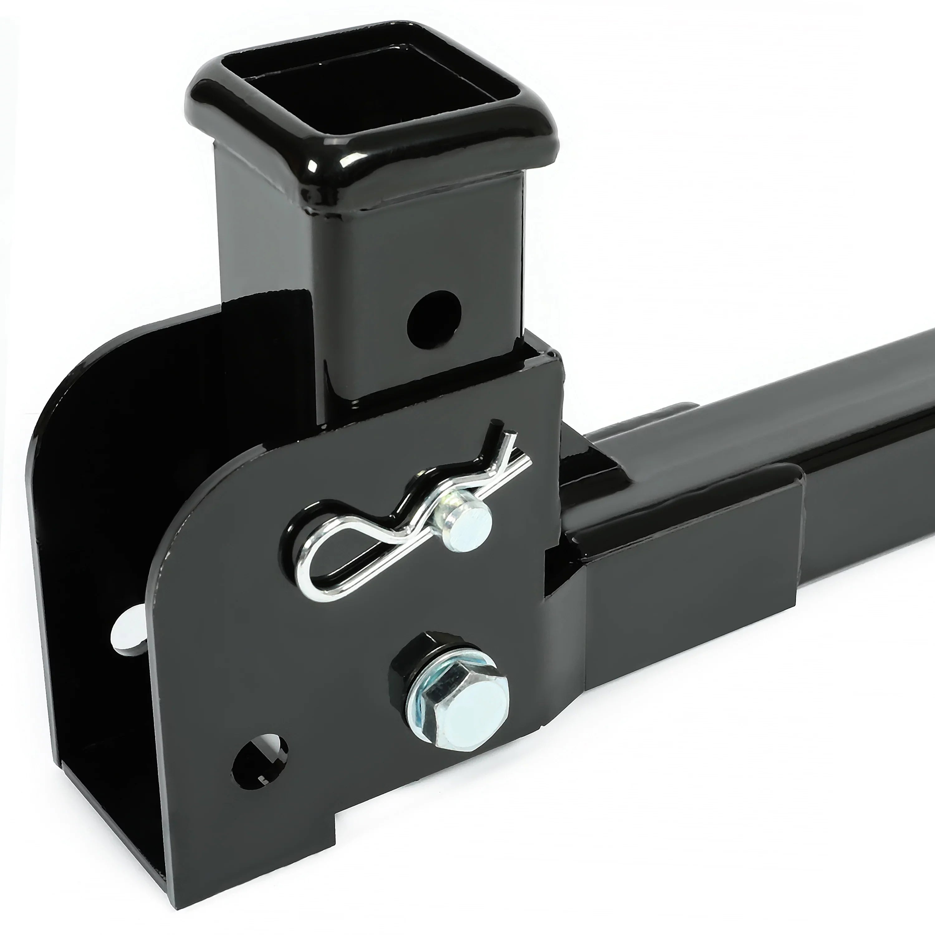 2” 500 Kojem Wheelchair Weight Hitch Receiver Trailer Tongue Cargo Black to Carrier Pounds Mount Up Steel Folding