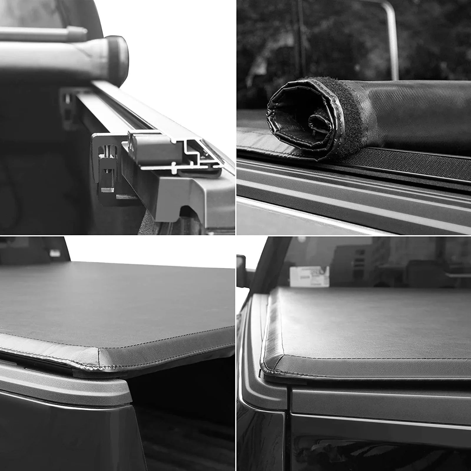 Soft Without Cover Deck (78.7") (for 2022-2024 System) Trail Edition The Kikito Truck 6.7FT w/o Rail Vinyl Tonneau Tundra Bed Bed Roll-Up for Models