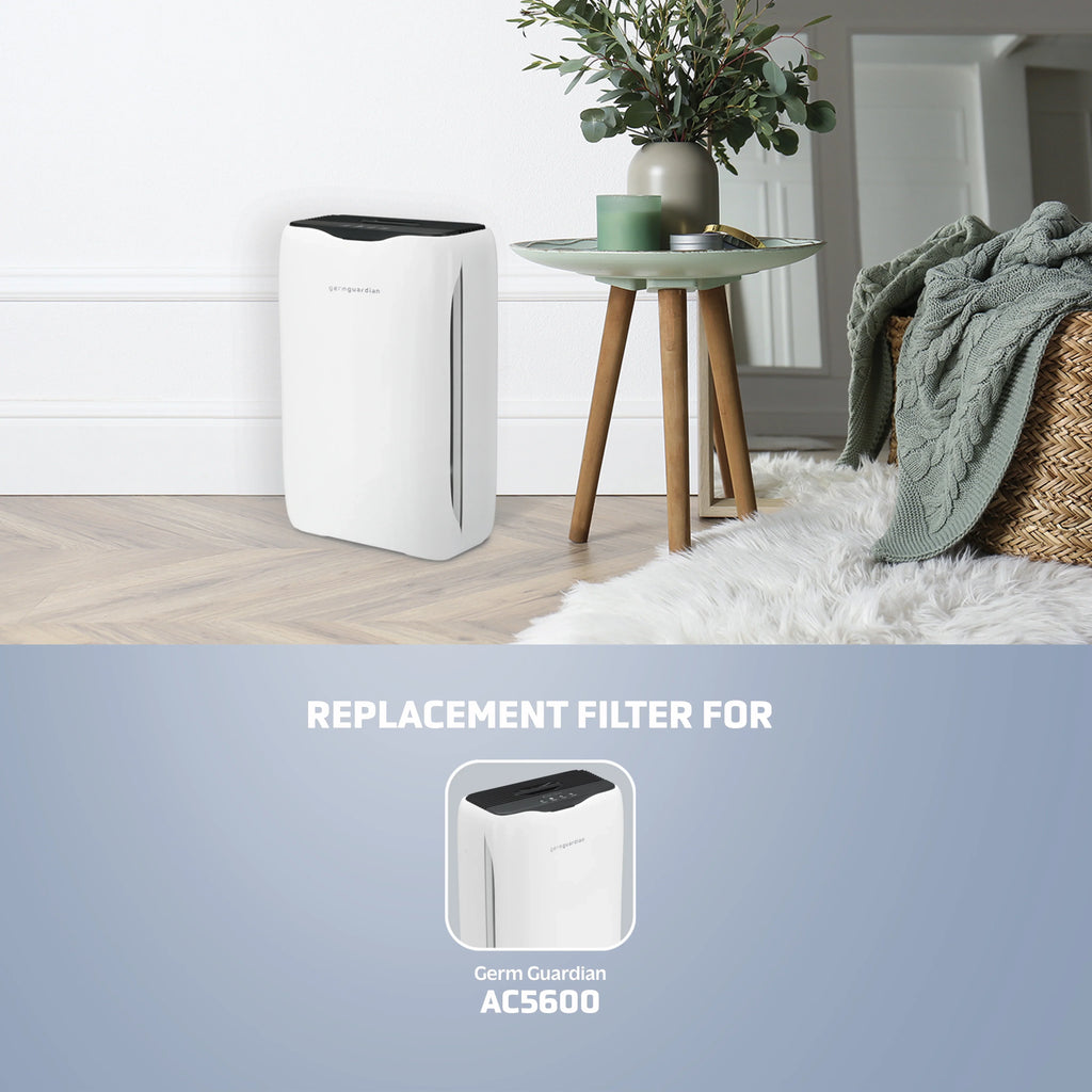 N Replacement True FLT5600 Filter HEPA Pure Air GermGuardian for Purifier, AC5600 Filter