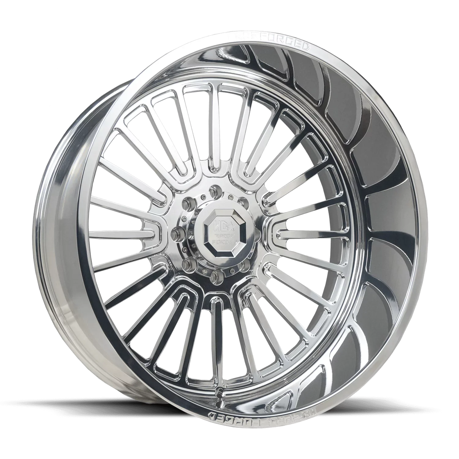 6 Polished -101ET HD 26X16 LUXXX LHD PRO 8X165 Wheel WARHOG FORGED High 87.1CB