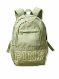 Book Shale Bag Pink Collegiate Backpack Victoria's School Secret Green New