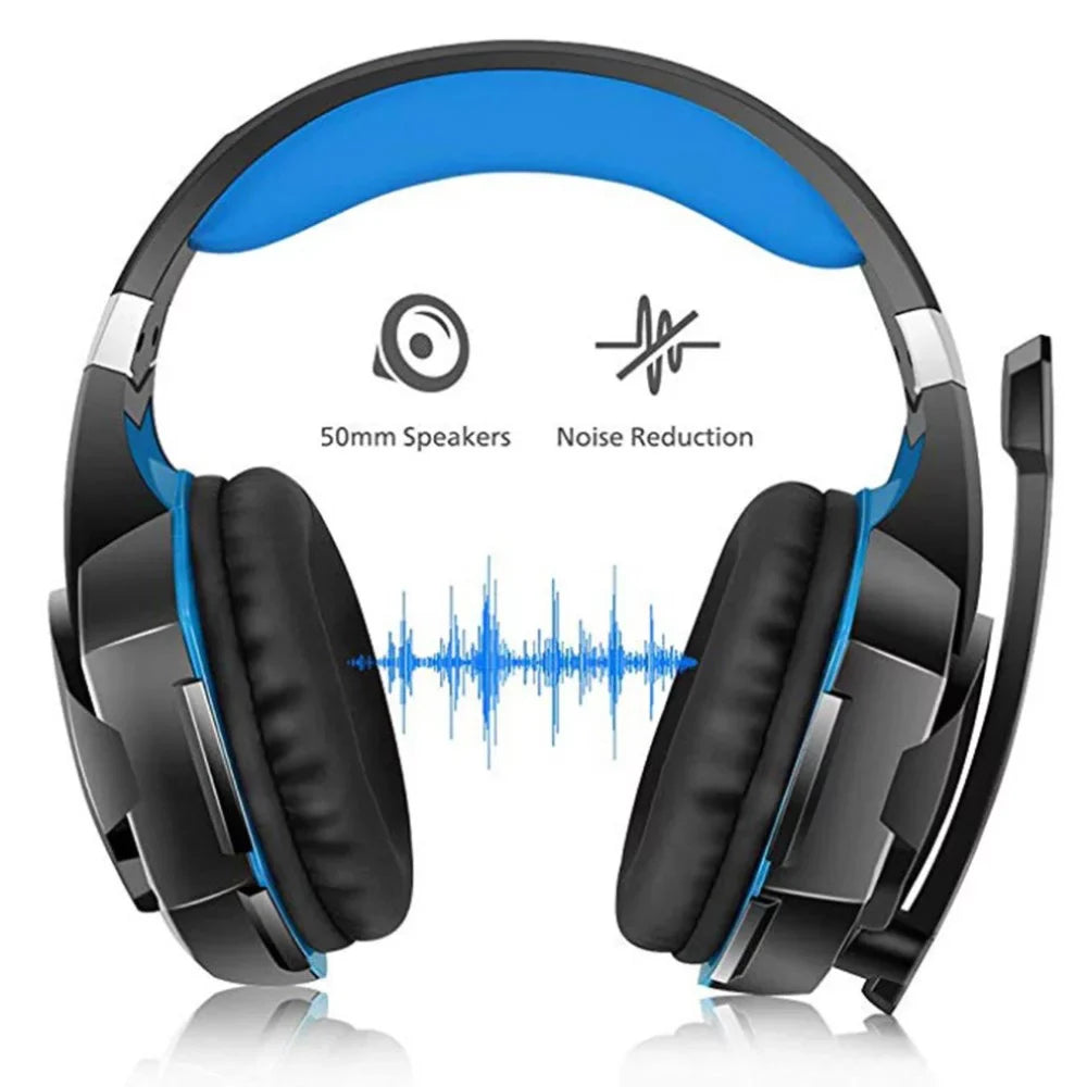 Headset G2000 PC EACH KOTION Noise with Reduction Cable Gaming for Adapter 3.5mm EACH Laptop Smartphone KOTION Audio