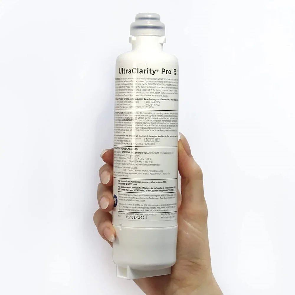 1 BORPLFTR50 Clarity Pro Filter,High Pcs Bosch compatibility Water Refrigerator Ultra
