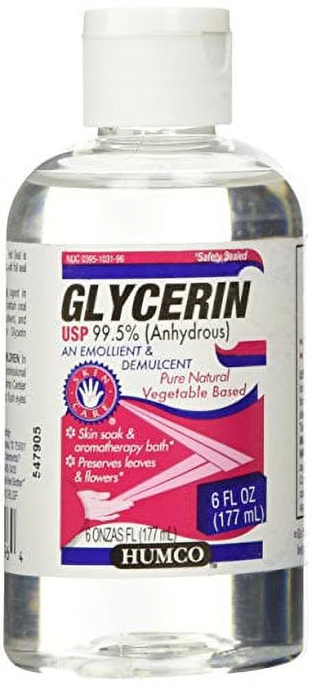 Humco 5 Glycerin Skin - Protectant Each 6oz Pack 99.5% USP