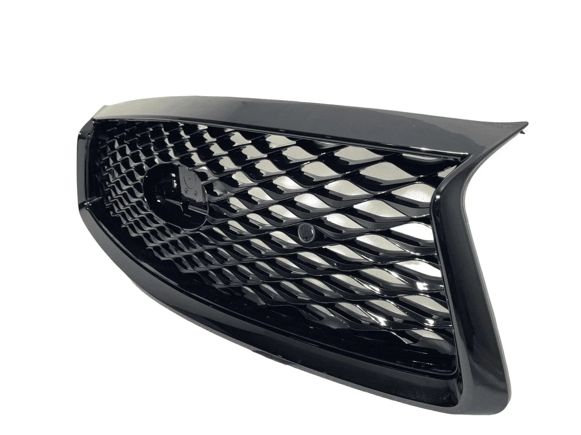 Bumper Camera Infiniti 2021 Front Grille Gloss 2018 2023 And Sensor 2022 With Sport With Q50 Holes 2019 Upper Option Compatible Q50s Black 2020