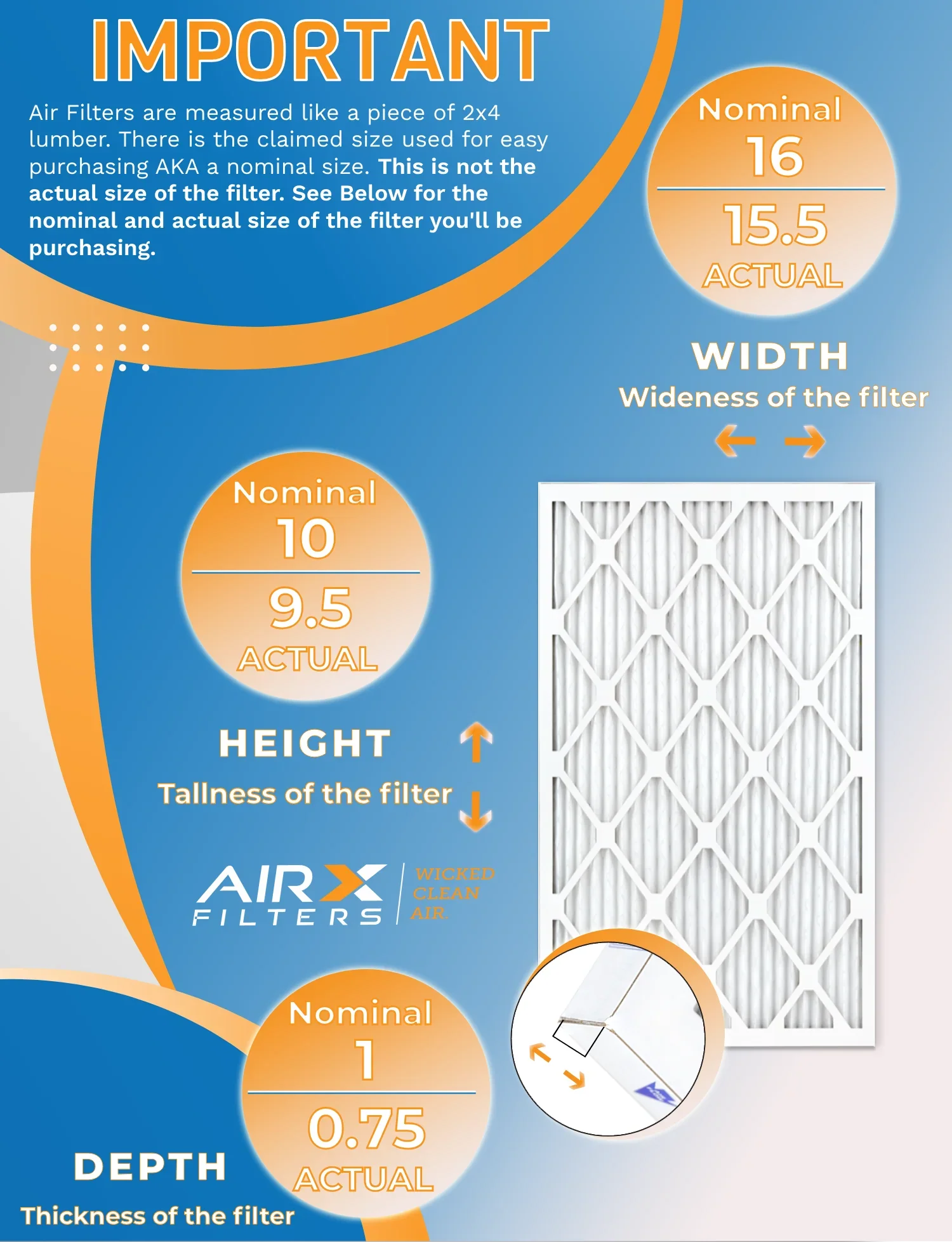 MERV Filter in Pack Rating, 700 Comparable CLEAN Air & USA FILTERS of 12 by FPR AIRX Furnace 8 AIR. MPR 5 Made to WICKED 10x16x1 - Filters