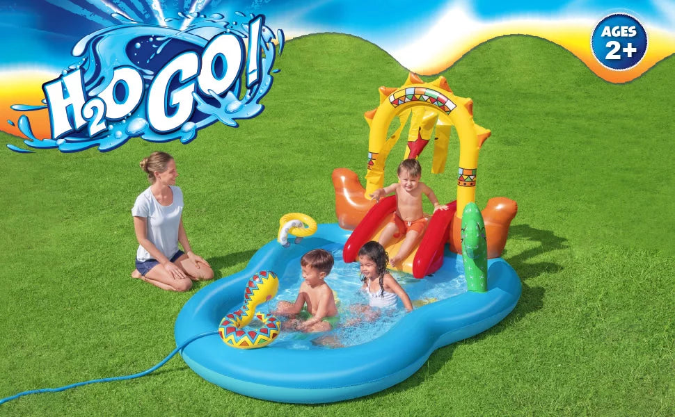 Play Wild Kids Center West Water H2OGO! Inflatable Wide 8'