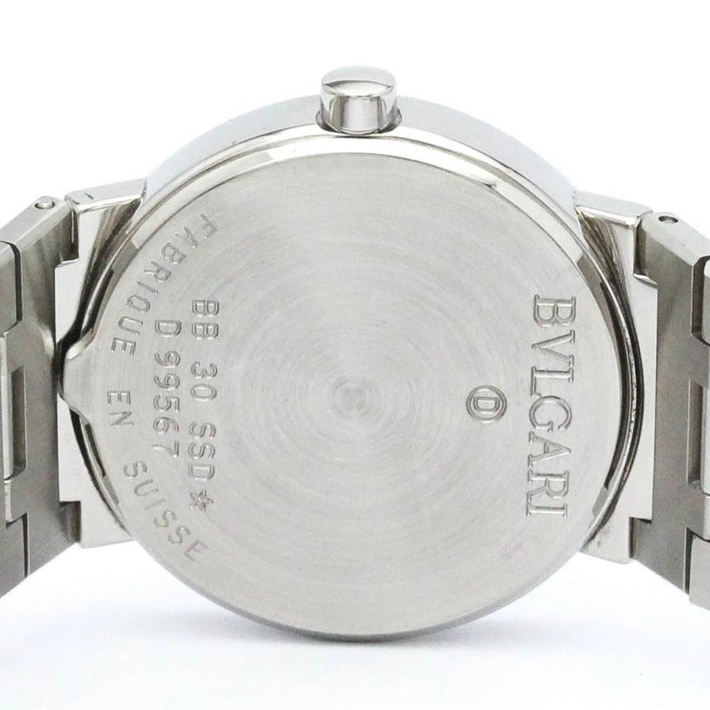 Pre-Owned BB30SSD BF565431 BVLGARI Unisex (Good) Watch Bvlgari Quartz Polished Bvlgari Steel