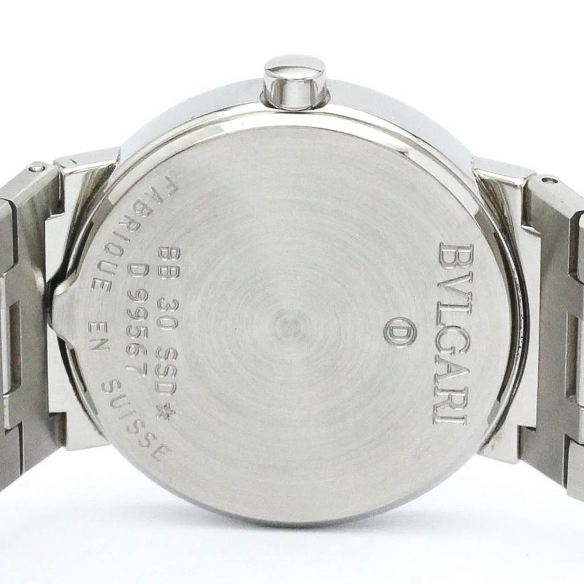 Pre-Owned BB30SSD BF565431 BVLGARI Unisex (Good) Watch Bvlgari Quartz Polished Bvlgari Steel