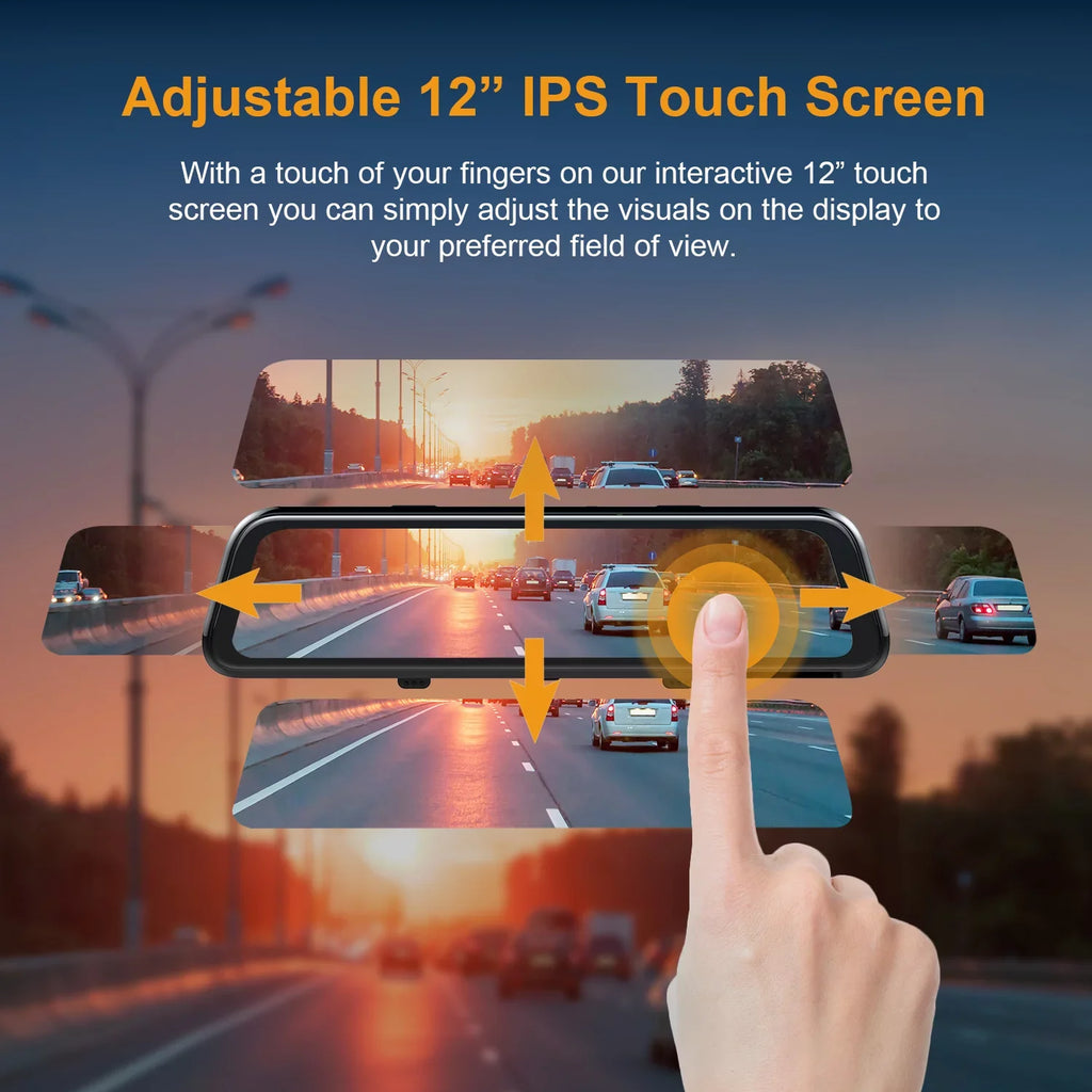 with M2 Smart Mirror Cam BSD Rexing ADAS Dash