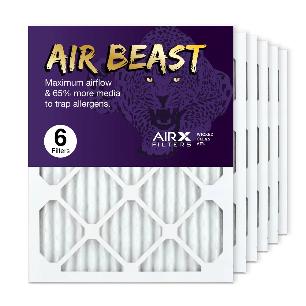 Beast Filters Filter, the Air 11 Pleated Filter Made in Air Air HVAC 6-Pack Furnace 16x20x1 AIRx AC USA MERV