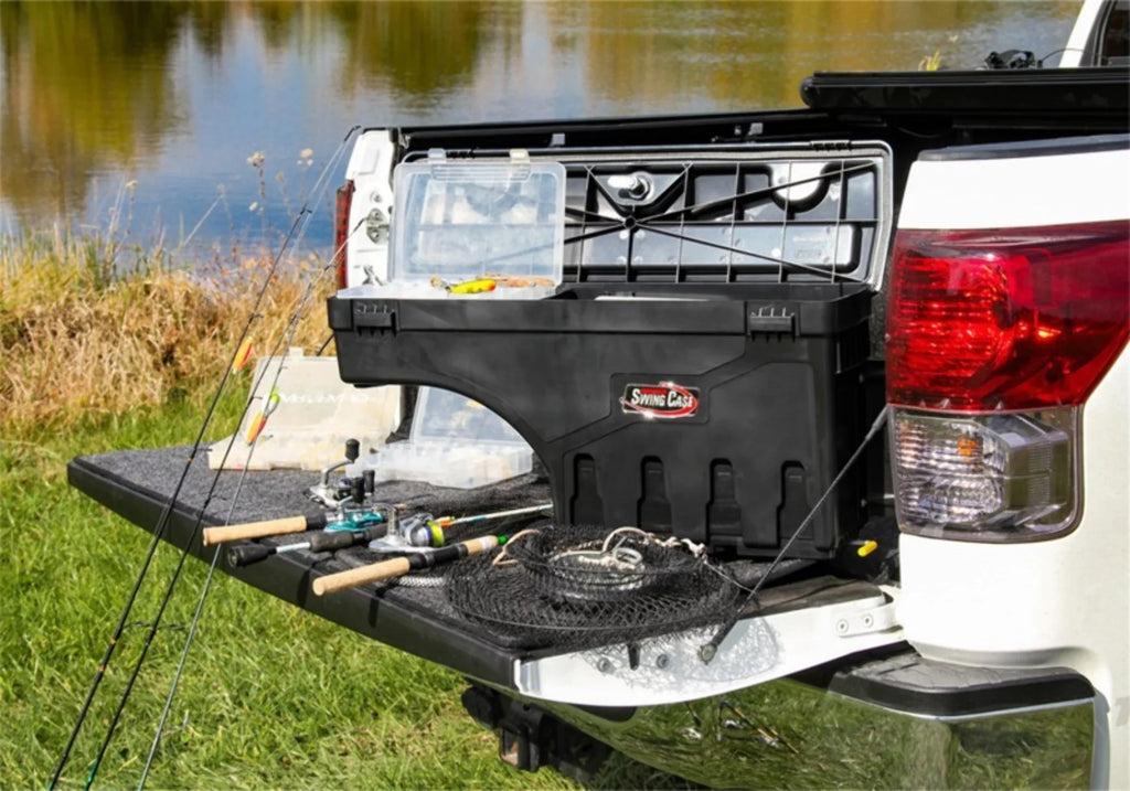 Box F150 select: SC203P UnderCover Case 2015-2023 FORD Storage Swing Fits