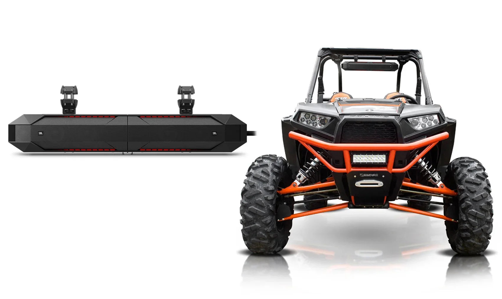 UB4100 Bluetooth RZR/ATV/UTV/Cart/Jeep Sound For Polaris JBL Bar Powered Stadium