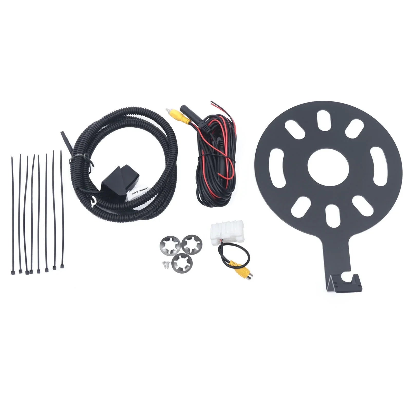 JK Kit View Jeep 2007-2018 Backup Spare Camera w/ Wrangler for Bracket Rear Tire