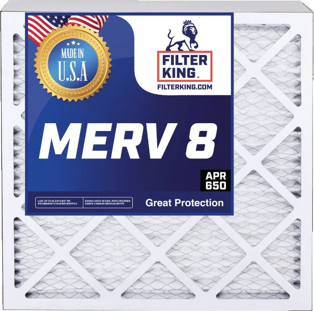 MADE | Filter A/C | 8 x 15.5 Furnace USA MERV | Filters Filter 5-PACK Size: Actual 16x25x4 IN | x 24.5 HVAC 3.75" Pleated King Air