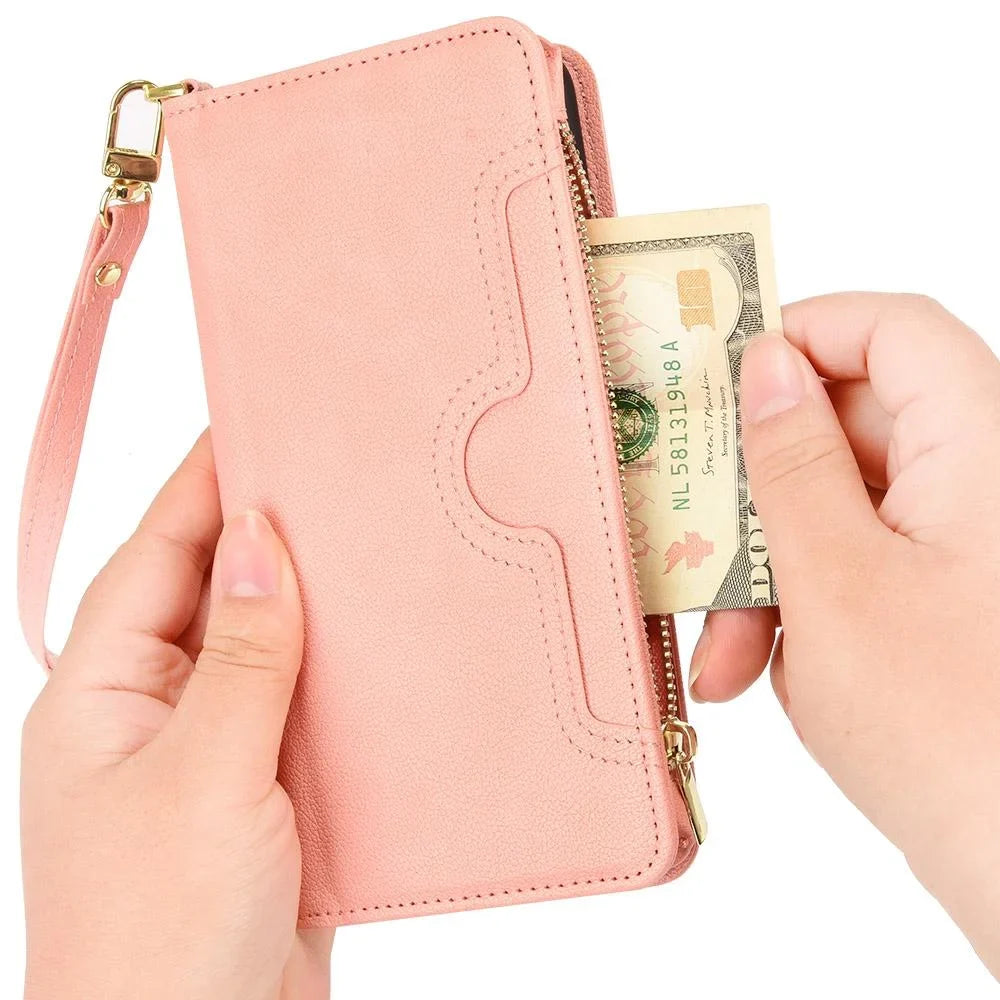 Holder Card Wallet Leather Leather Zipper X9 Flip Magnetic for Ulefone Armor Cover PU Case