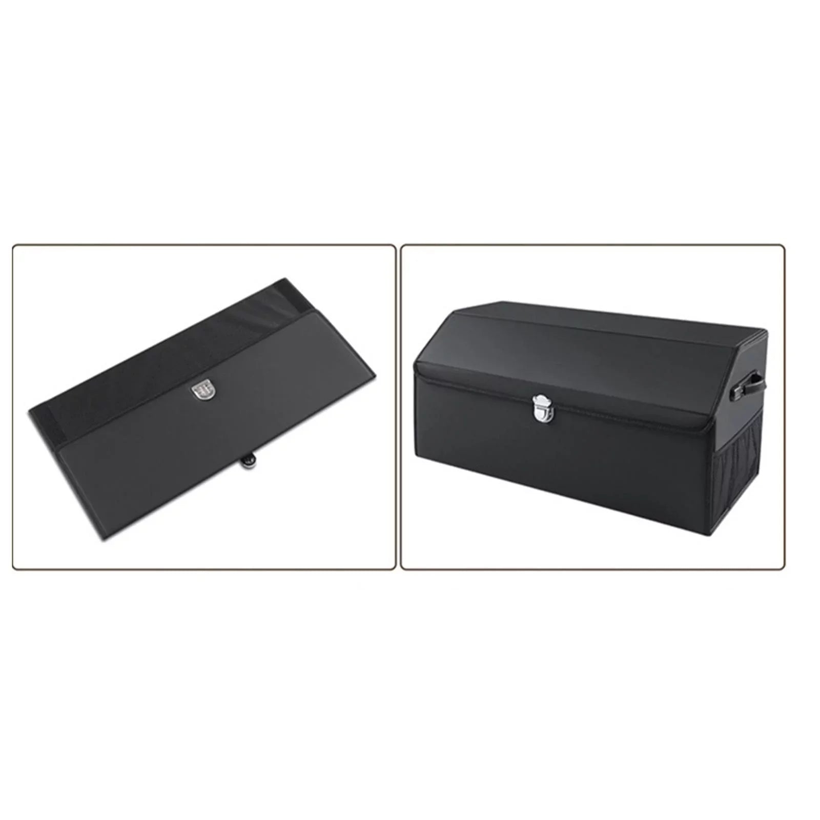 Organizer Foldable L Dustproof with Storage Car Cars for Box Car Bin Handles Trunk