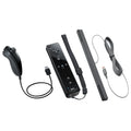 Jacket, Remote Bundle Bar U Plus Nunchuk & Sensor - Wii Nintendo and Black with Wii