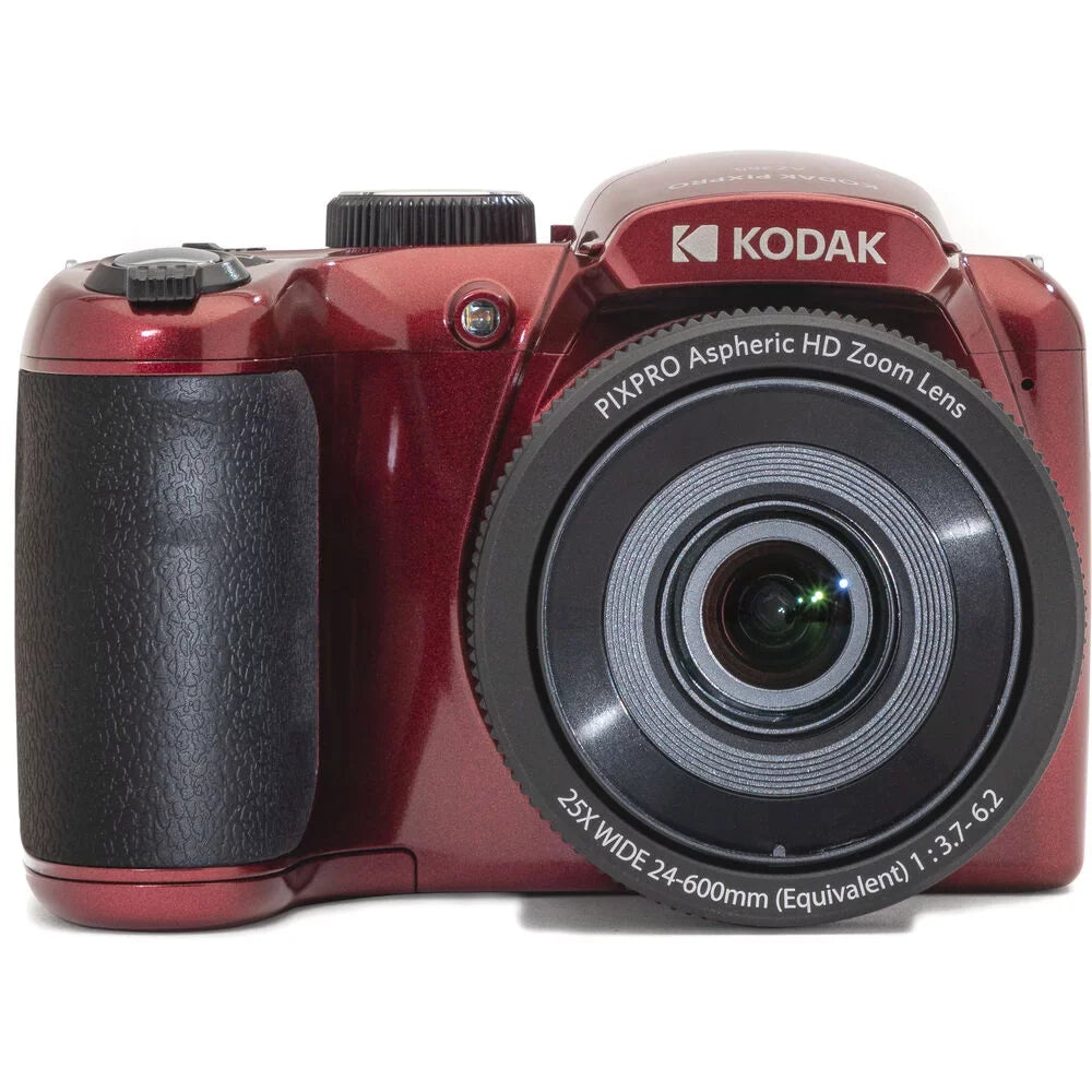 '+ Digital +Tripod Extra PIXPRO AZ255 Camera Case (Red) + Kit Battery -32GB Kodak