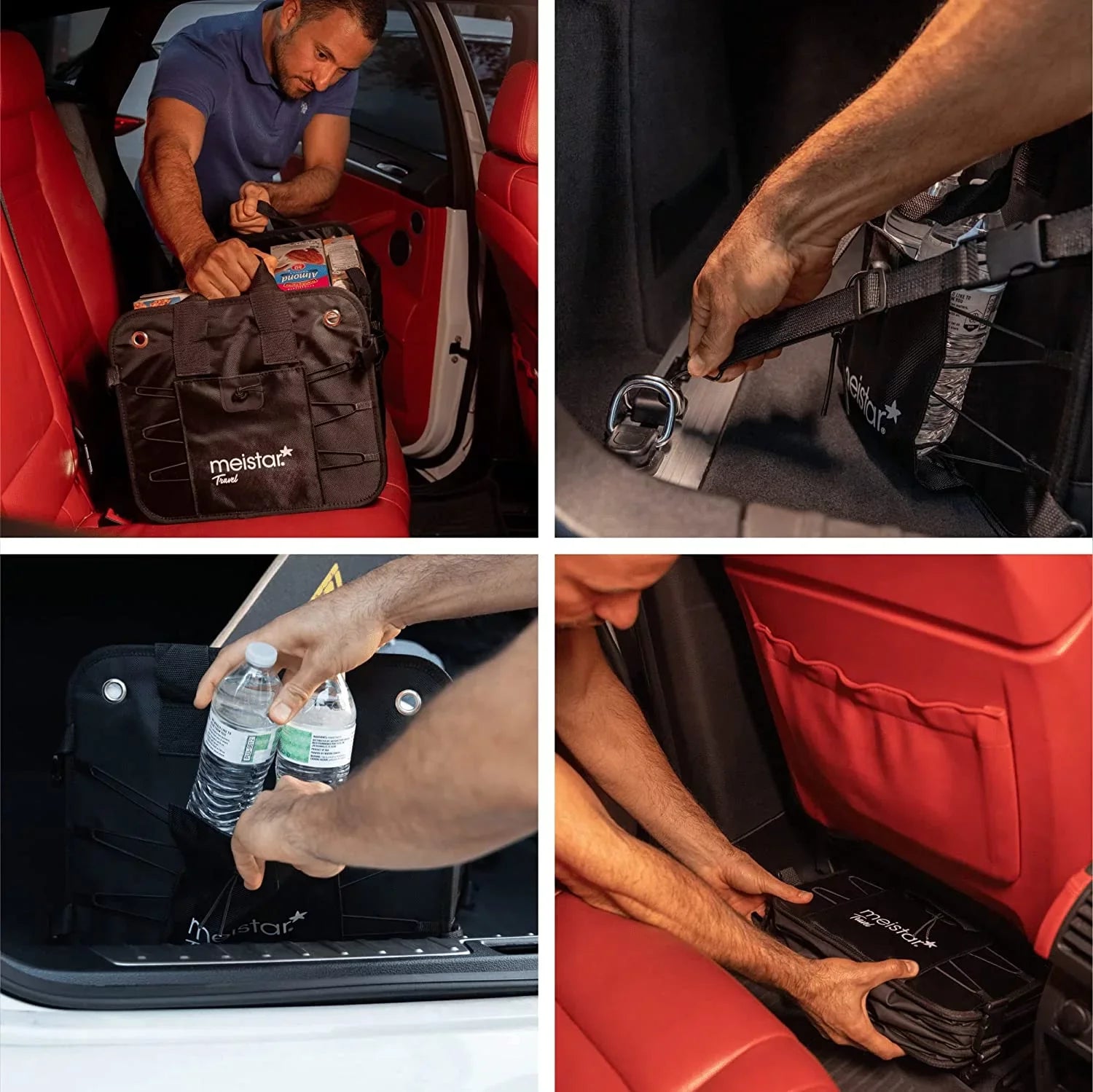 Compartments Auto and for Portable meistar Collapsible Organizer Car Storage Multi Trunk