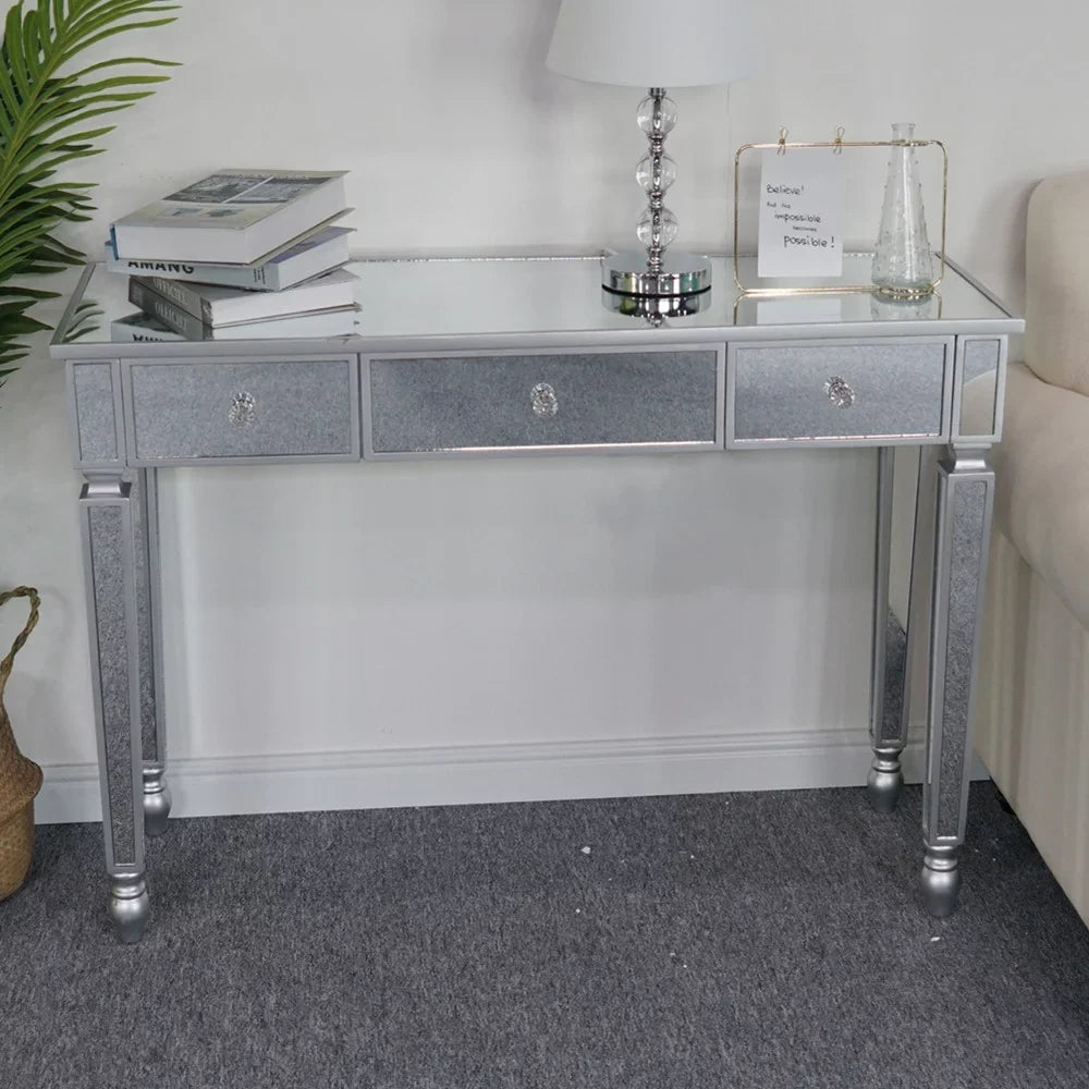 Console Table Drawers Dressing Mirror Table Table Three