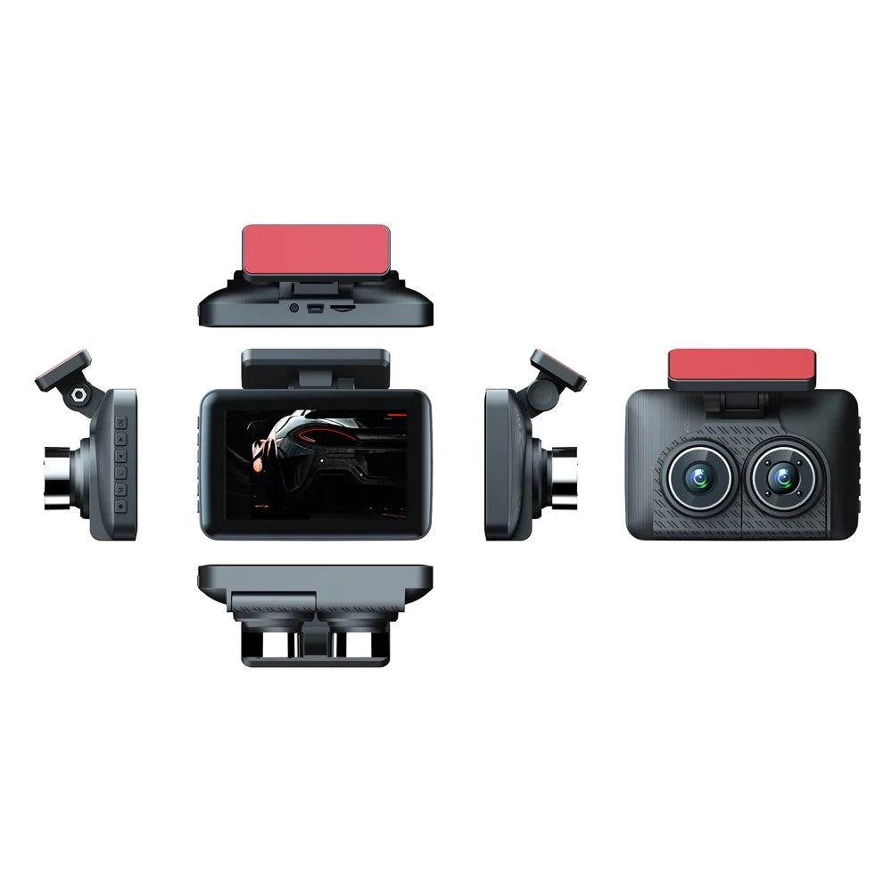 Clear Driving Auto Car 4in Mirror Apexeon Recorder Car Safety Cam, Recording Rearview Video Camcorder, Dash
