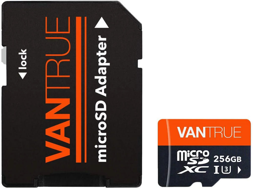 MICROSDXC 10 CARD SD U3 V30 UHD VANTRUE UHS-I 4K (256GB) CLASS