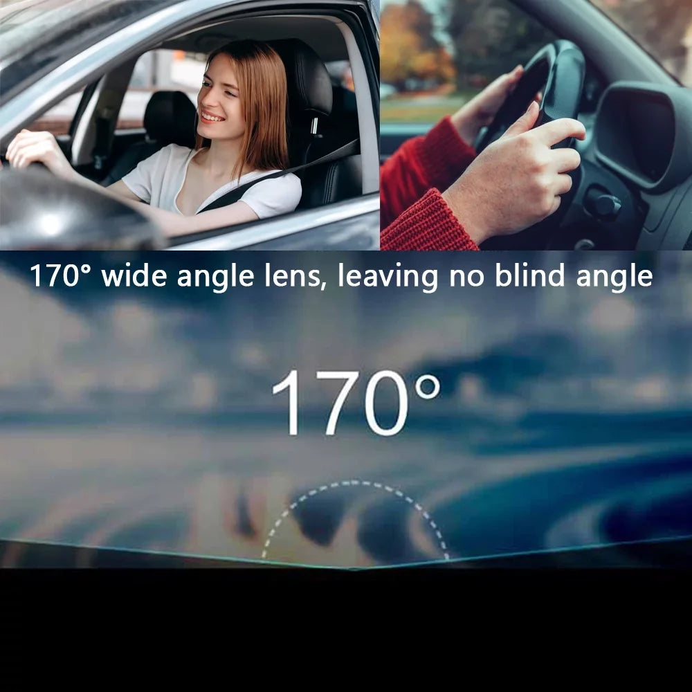 Night Loop 170 Car Cam Recorder Multi-language Meterk Car Car Recorder Auto Camcorder Viewing Video Recording DVR Dash Lens Angle Dual Wide Degree