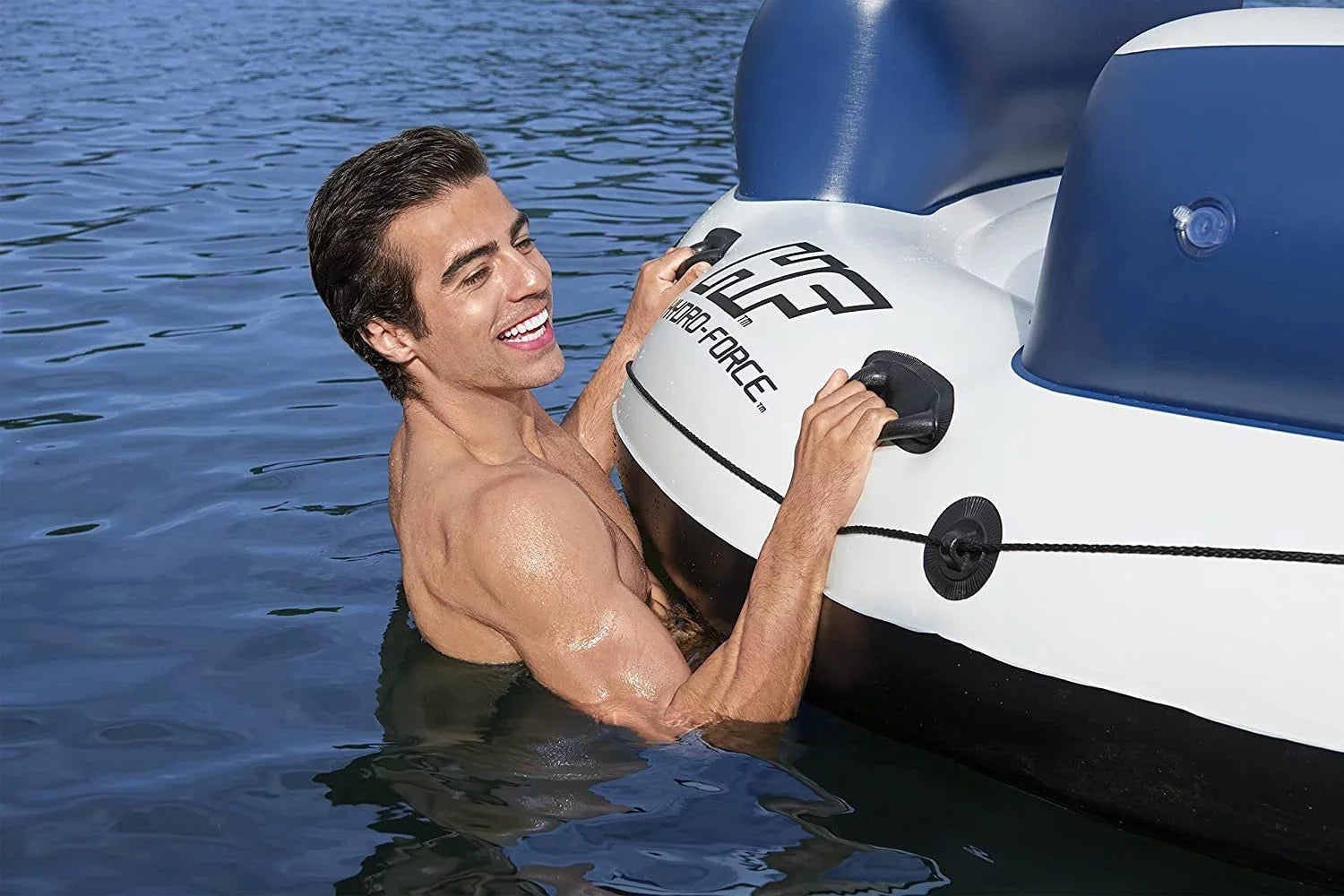 Inflatable Party DayZ Island 4-Person Lazy Hydro-Force