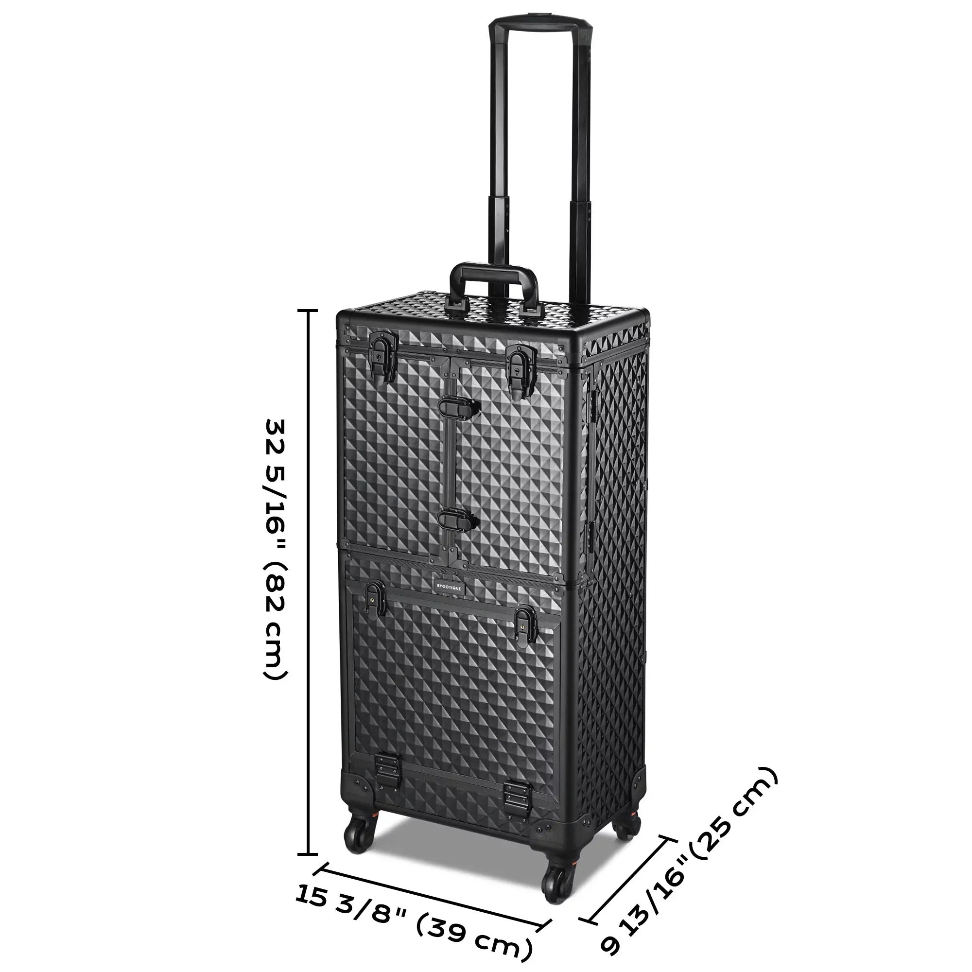 Cosmetic Salon Rolling Byootique Organizer Stylist Case Hair Trolley Makeup