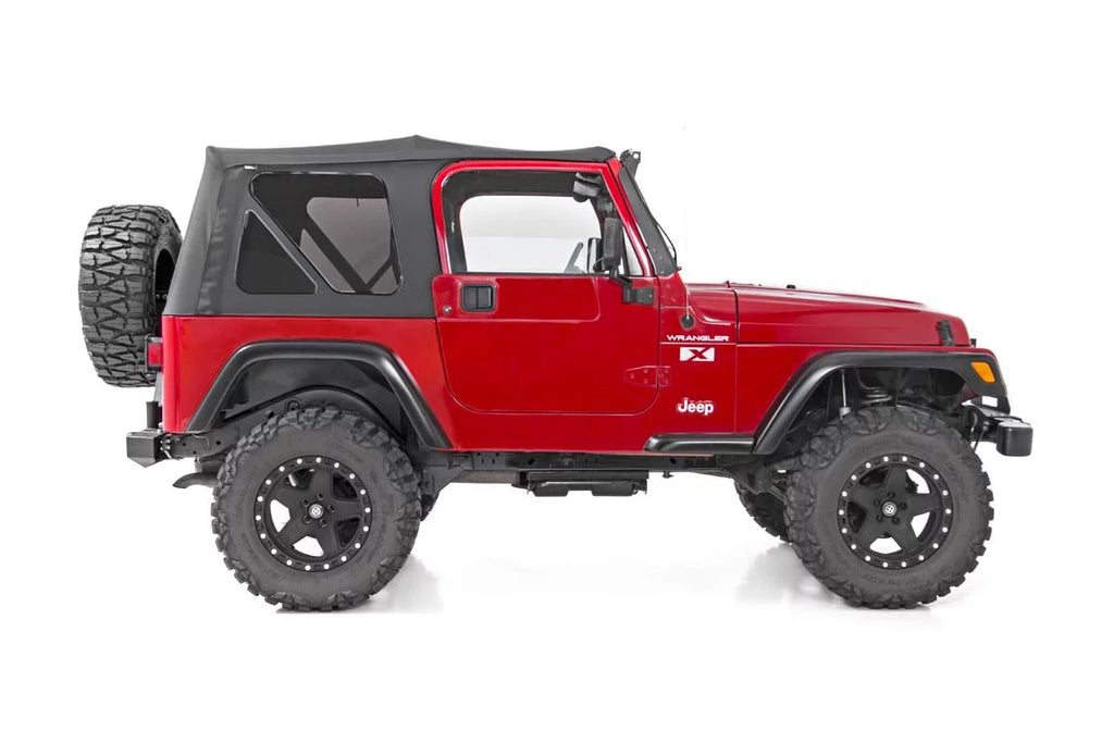 Soft Jeep YJ Rough Replacement for Country 87-95 Top Black