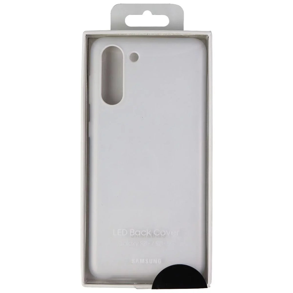 S21+ 5G - Samsung Galaxy White S21+ Back Samsung LED Cover and for