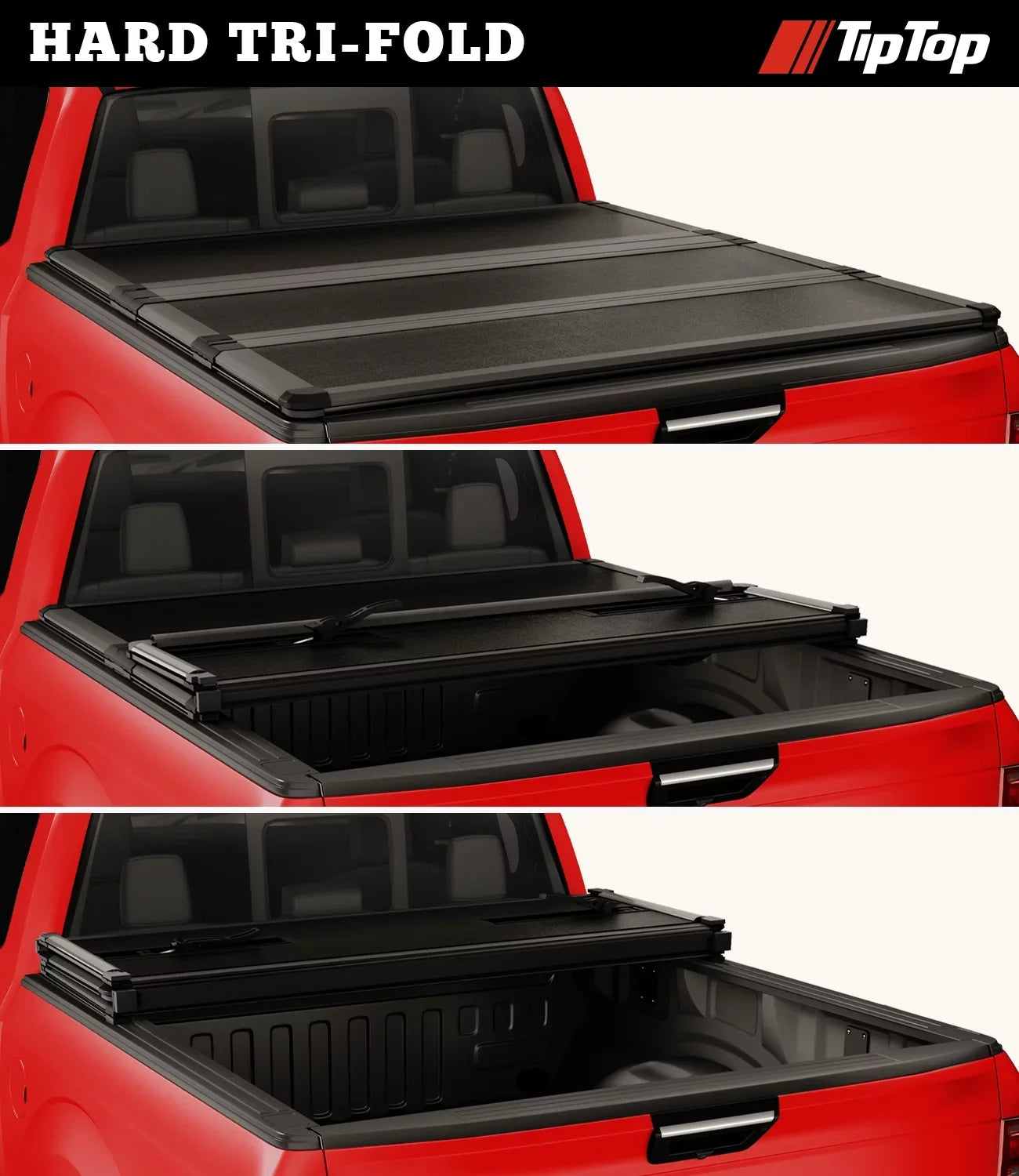Cover 2017-2023 Deck w/o | Tri-Fold or FRP On Bed TIPTOP 5.5ft Titan Top System| Bed Truck Without (67") Tonneau Rail Hard With Titan |For The Nissan For Models Box TPM3