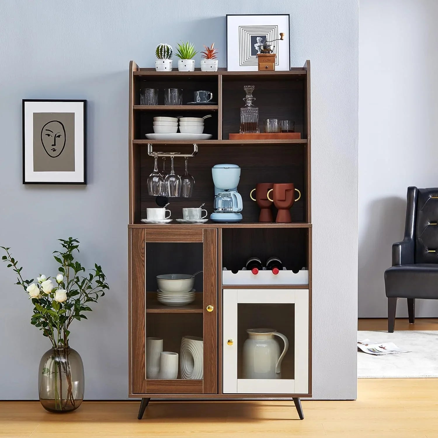 Locker Bedroom Living Dining Cabinet Rack Cabinet Cabinet with Locker Room Kitchen and of Home Shelves Mix Room for Cabinets Multifunctional TJUNBOLIFE Cabinet Wine Locker