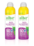 Bottle 6 Oz. Kids, Kids For Of Hypoallergenic, Botanica Sunscreen Spectrum Face For Fl. (Pack Broad Alba And Spf Sunscreen 2). 50, And Body, Tropical Fruit Spray Resistant Water