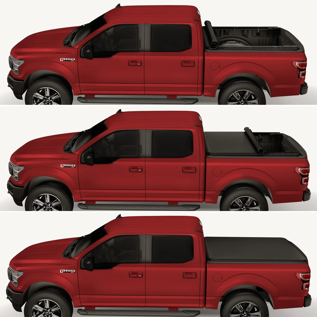 Soft Without Cover Deck (78.7") (for 2022-2024 System) Trail Edition The Kikito Truck 6.7FT w/o Rail Vinyl Tonneau Tundra Bed Bed Roll-Up for Models