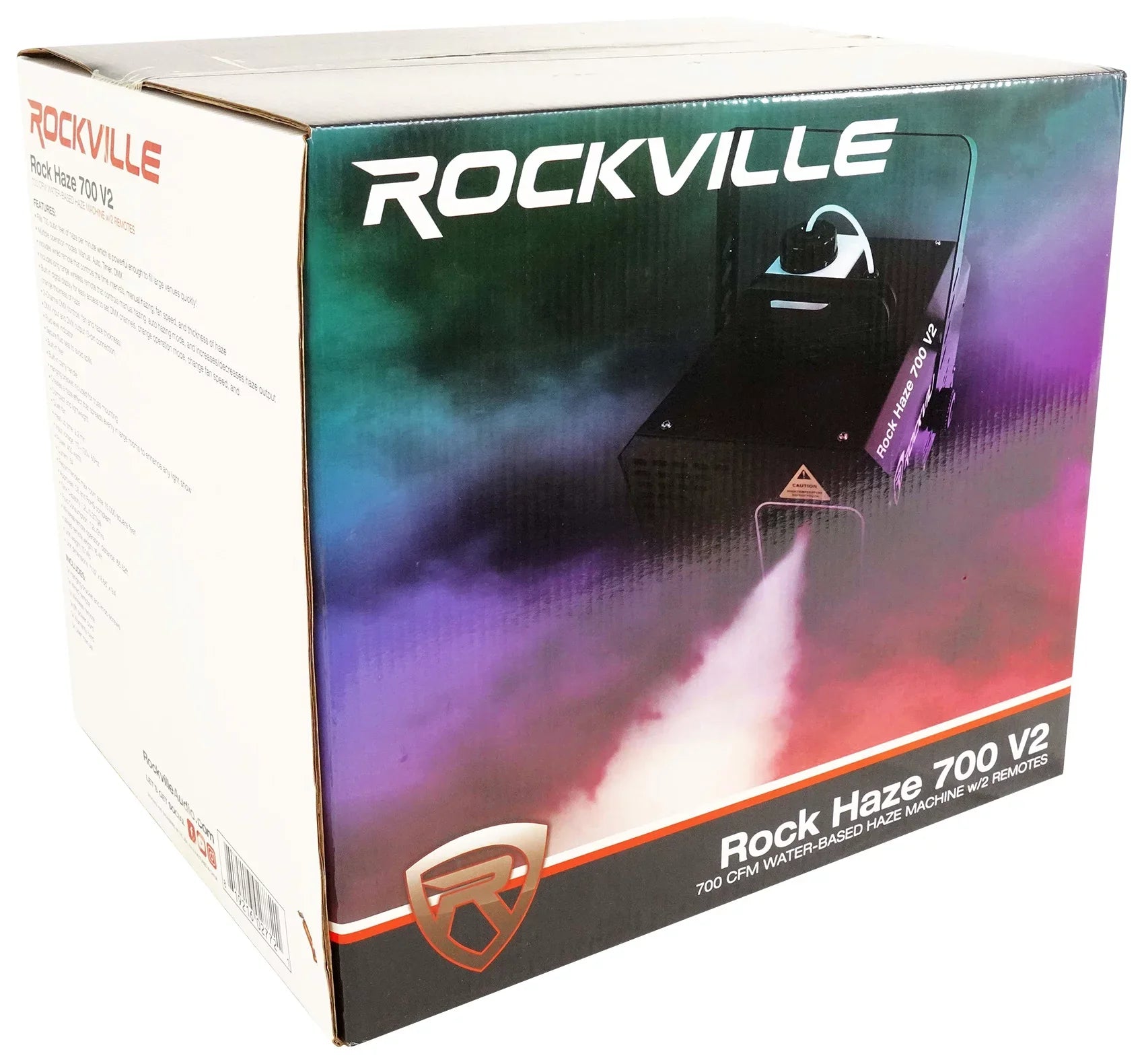 Water ROCKHAZE Haze Hazer Remotes (2) and DMX Machine 700 Based DJ/Club Rockville CFM