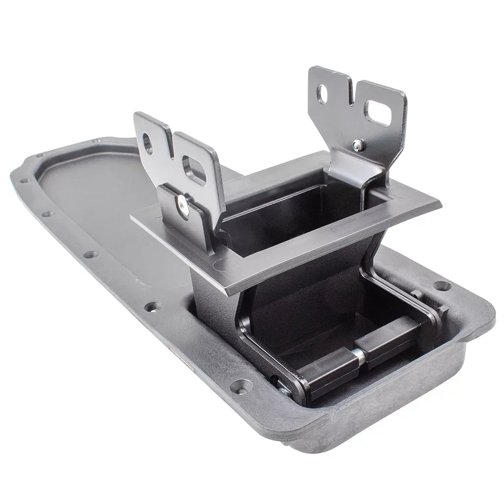 Ranger with 10047A20 3L5Z Truck Repair Replacement Pickup Brock & Armrest Compatible 04-11 Console Center Full Hinges Kit Base Black AAB