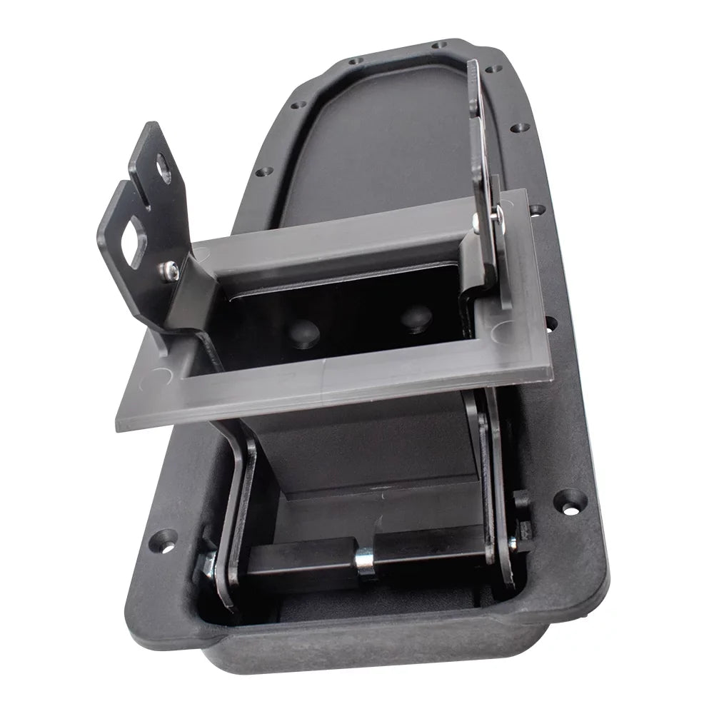 04-11 Brock Truck Console Center & Pickup Replacement Repair Base Ranger 3L5Z10047A20AAD Full Kit with Dark Armrest Compatible Hinges Gray