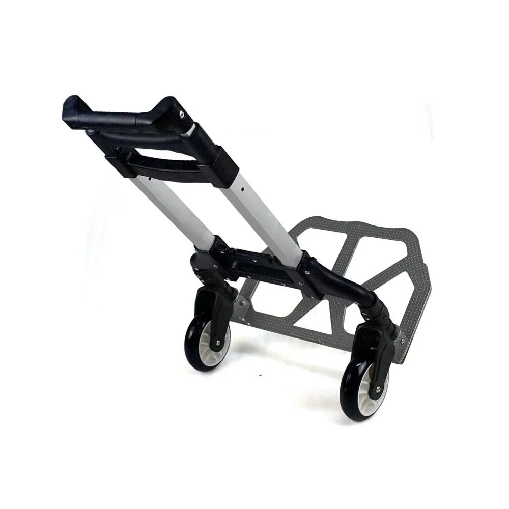 Aluminium Push, Black, Hand Compact Carts. Dolly Folding Trolley Luggage SEGAWE
