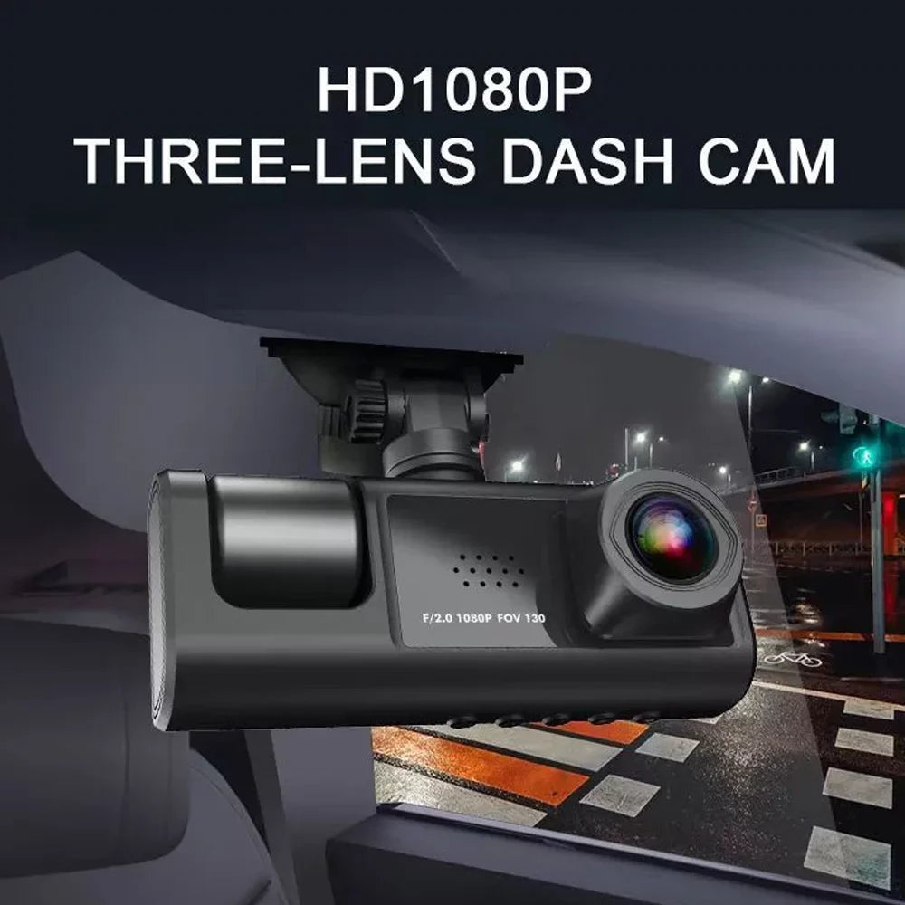 Recorder Driving Clear Auto ammoon Dash WiFi, for Safety 3 Video Cam Camera with Car