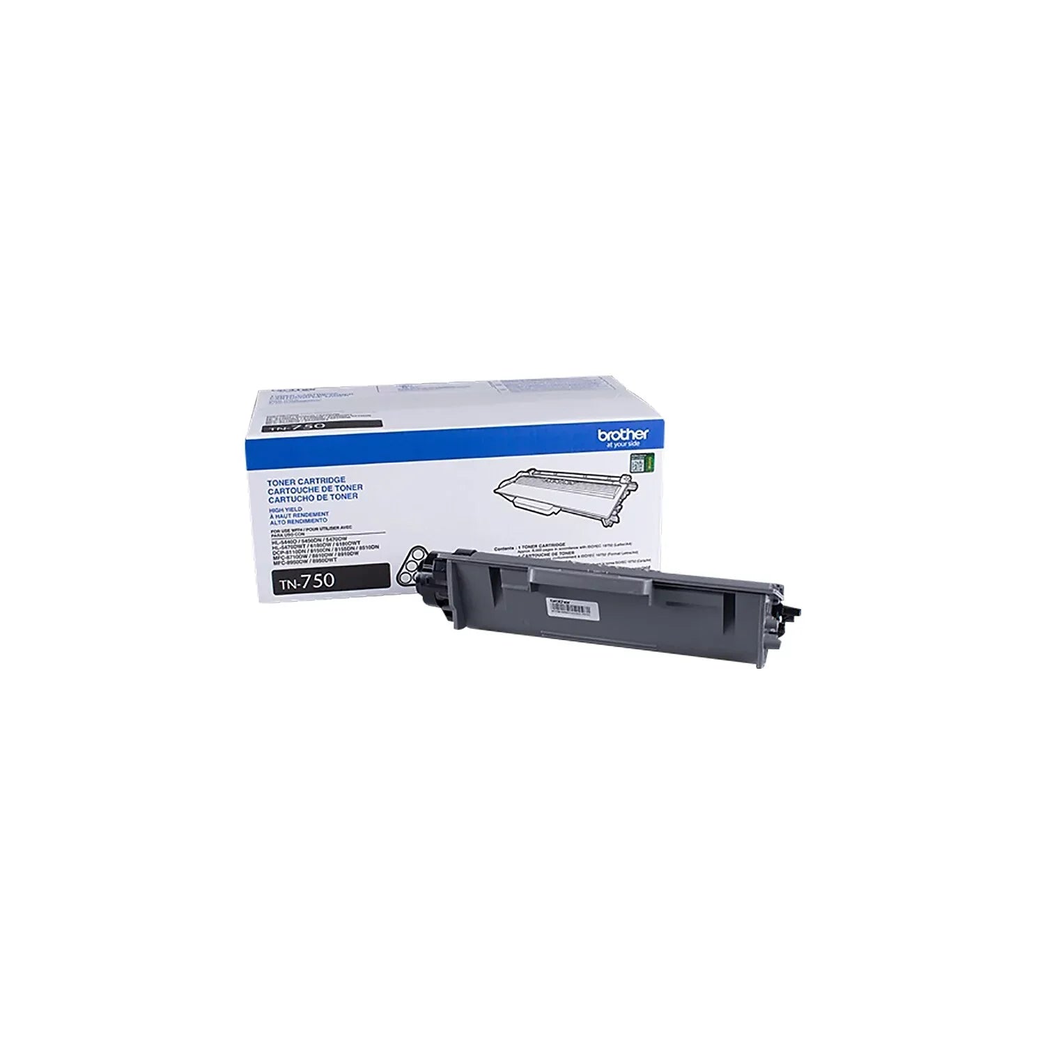 Toner Genuine TN7502PK Cartridge, Printer Brother High-yield Black