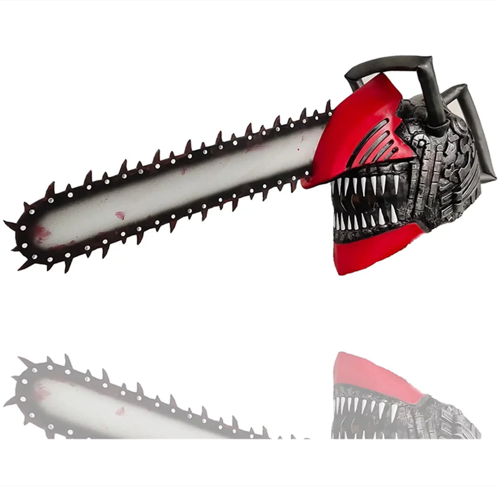 Christmas Cosplay Chainsaw Handsaw Mask Denji Costume Man Props Helmet Fancy Anime Party Cosplay Prop