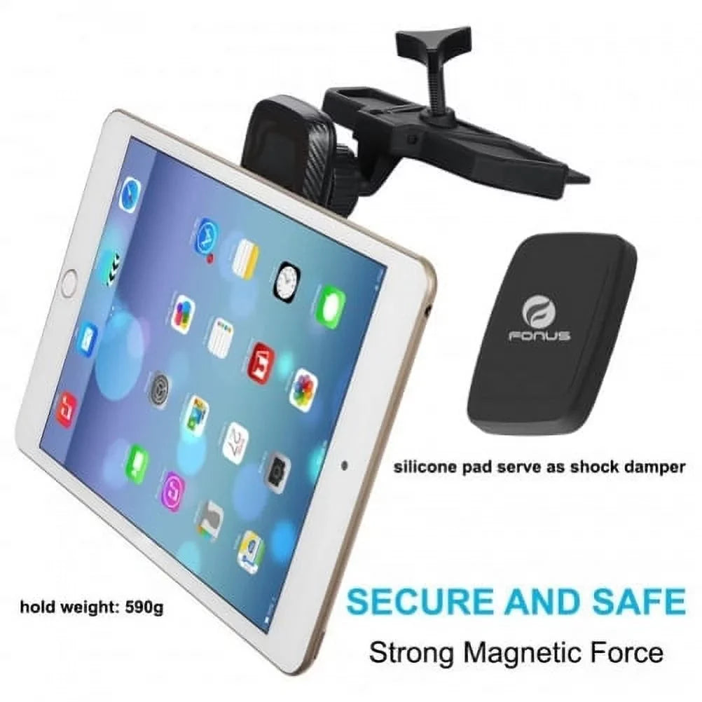 Grip Holder Car Swivel Mount - Magnetic Motorola Strong E Slot Dock for (2020) CD Magnets CD Phone Player Slot Moto Strong G8K