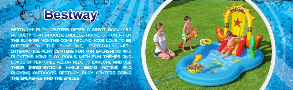 Play Wild Kids Center West Water H2OGO! Inflatable Wide 8'