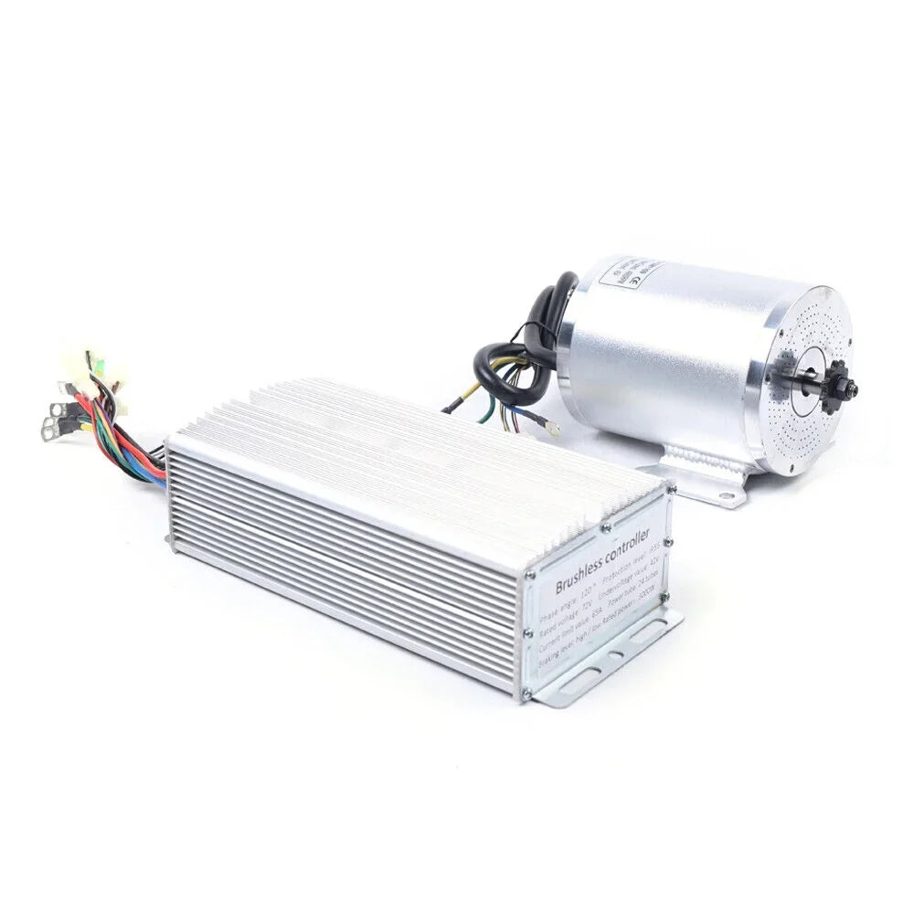 60A BLDC Controller Motor 3000W W/ Brushless for Scooter Electric 72V E-bike Kit