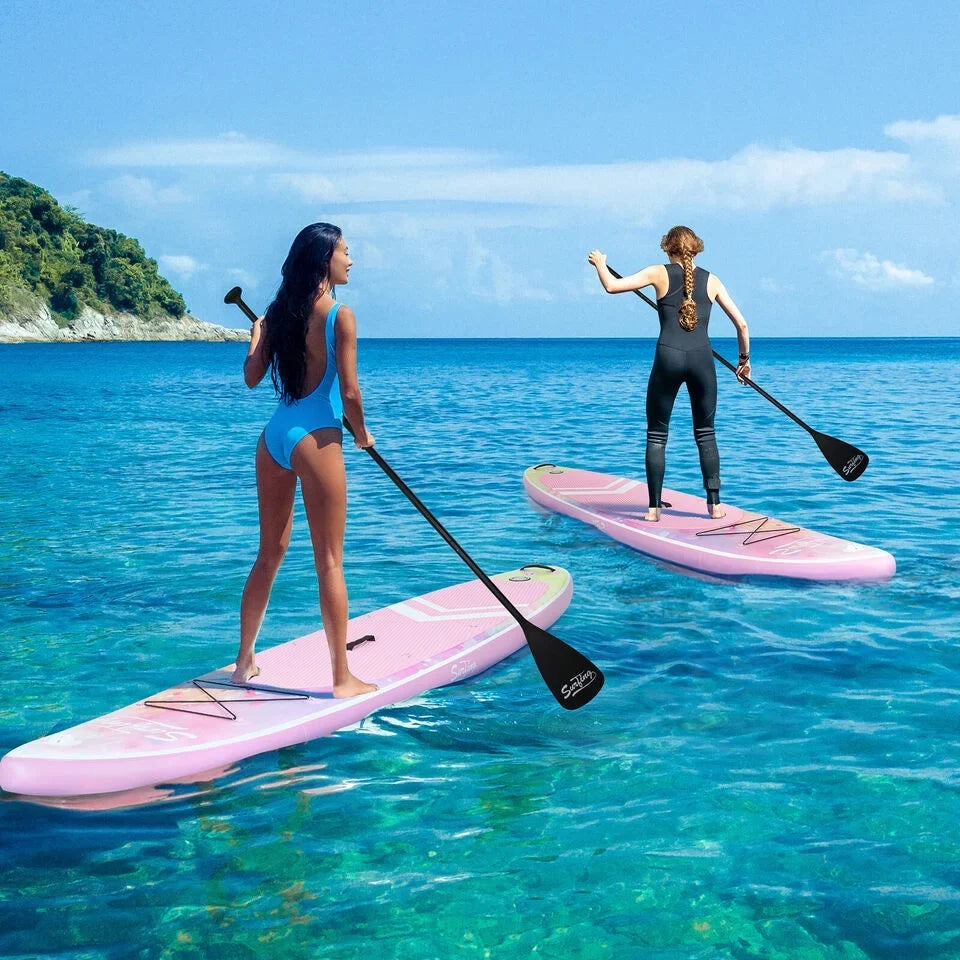 Kayak Paddle Up Kit FULLWATT Inflatable Seat Surfboard 11FT Stand Complete with SUP Board
